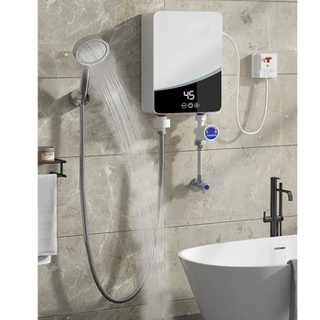RYK, Электрические водонагреватели Мгновенный нагрев, 3-секундный горячий душ для домашнего водонагревателя, душ с водонагревателем