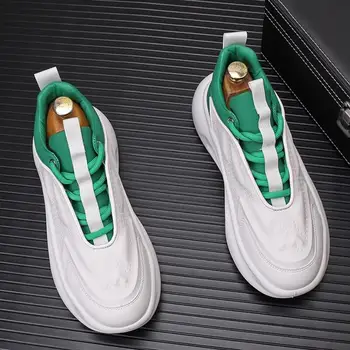 2023 Летняя новая обувь для папы на воздушной подушке на толстой подошве, модная спортивная обувь для отдыха, увеличивающая рост, zapatos sapat a20