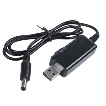 5X USB-повышающий кабель С шагом 5 В до 9 В 12 В Регулируемый преобразователь напряжения 1A Повышающий трансформатор напряжения Регулятор мощности постоянного тока