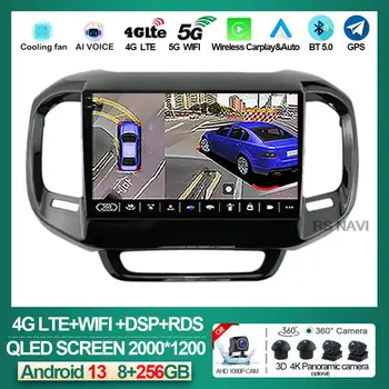 Android 13 Автомагнитола для FIAT Toro 2017-2021 Мультимедийный Видеоплеер Навигация GPS Android Auto Carplay BT No 2 Din DVD