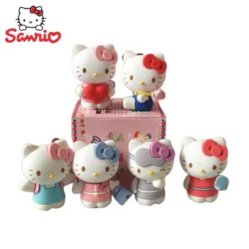 Sanrio анимационный периферийный кавайный мультфильм Hello Kitty украшение ручной работы слепая коробка креативный сюрприз подарочная коробка подарок оптом