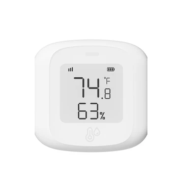 Tuya Smart Wifi Датчик температуры Влажности Внутренний гигрометр Термометр с ЖК-дисплеем для Alexa Google Home