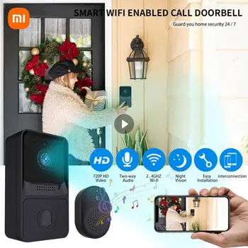 Xiaomi High Resolution Visual Smart Security Doorbell Camera Беспроводной Видеодомофон Высокого Разрешения С ИК-Ночным Видением И Мониторингом В Режиме реального времени