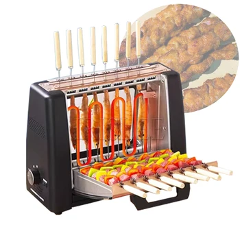 Автоматическая вращающаяся электрическая машина для приготовления шашлыка на вертеле бездымного типа BBQ Kebab Machine 220V