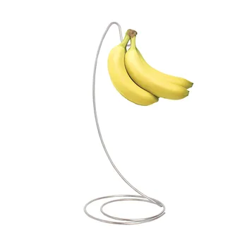 Держатель для бананов Прочная металлическая ваза для фруктов Вешалка для бананов Подставка для бананов для хранения продуктов дома или на барной стойке