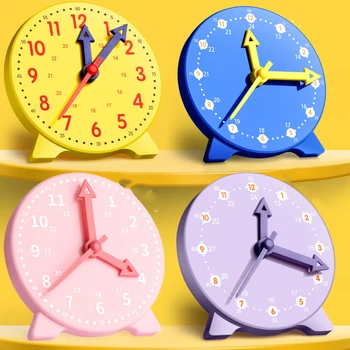 Детские Математические Часы Развивающие Игрушки Час Минута Секунда Когнитивные Часы Монтессори Для Детей Раннего Дошкольного Возраста Учебные Пособия