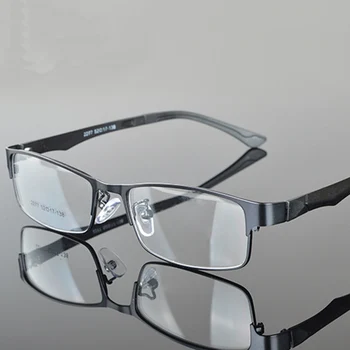 Дизайнерская металлическая оправа для очков с полной оправой, мужские очки, оптические узколицевые гиоптрии