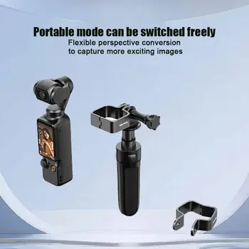  для dji OSMO POCKET 3 Металлический каркас Адаптер расширения Головка Панорамирующая головка Камера Кронштейн с фиксированной рамкой для аксессуаров dji Pocket 3