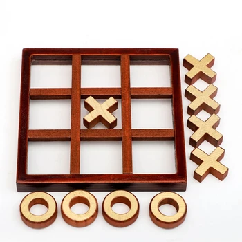  Игра в крестики–нолики для игры с друзьями и семьей - маленький, портативный, упаковываемый, классический набор инструментов для настольной игры