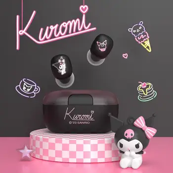 Кавайные оригинальные наушники Kuromi Cinnamoroll Bluetooth в ухе Беспроводные сверхдлинный срок службы батареи Jade Милый подарок из новой серии