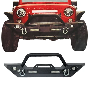 Новый Дизайн Внедорожных Модификационных Аксессуаров Обвес Автомобиля Бампер Металлические Передние Задние Бамперы для Jeep Wrangler JK Спереди и сзади Сбоку