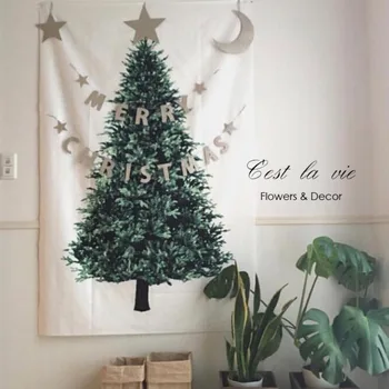 Новый популярный простой праздничный гобелен в скандинавском стиле для украшения Рождественской елки, Гобелен на стену