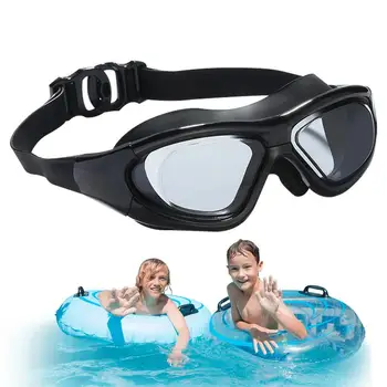 Очки для плавания унисекс, очки для плавания с широким обзором, очки для плавания с защитой от ультрафиолета и без протекания Для женщин, мужчин, взрослых и детей