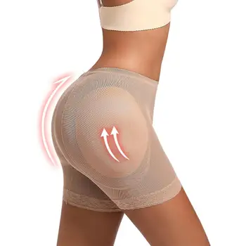 Подтягивающие брюки для женщин, Дышащие удобные сексуальные трусики для подтяжки ягодиц, увеличивающие бедра благодаря нижнему белью из тонкой сетчатой ткани.