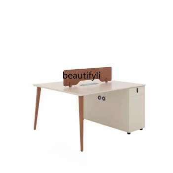 Стол для персонала Простая Современная будка для персонала Офисный стол и комбинированный стол для стульев