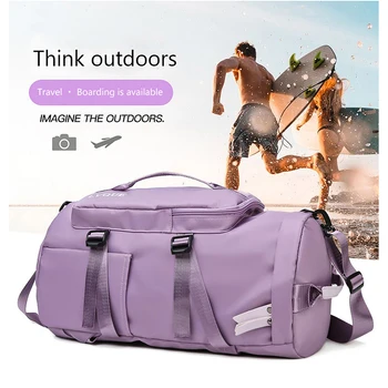 Туристический рюкзак большой емкости, модная спортивная сумка для фитнеса на одно плечо, многофункциональная дорожная сумка для хранения для мужчин и женщин