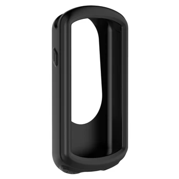 Чехол, совместимый с GPS Garmin Edge 1030 Plus -Силиконовый защитный чехол, водонепроницаемый силиконовый чехол из кремнезема TPU -черный