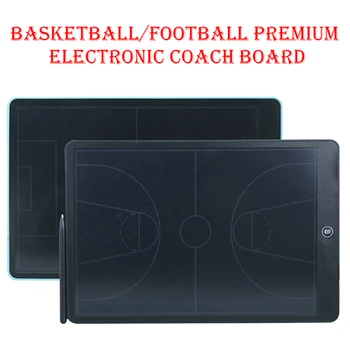 Электронная Тренерская Доска Football Premium со Стилусом 15-дюймовый Жк-Дисплей С Большим Экраном Для Тренировки Футбола и Баскетбола